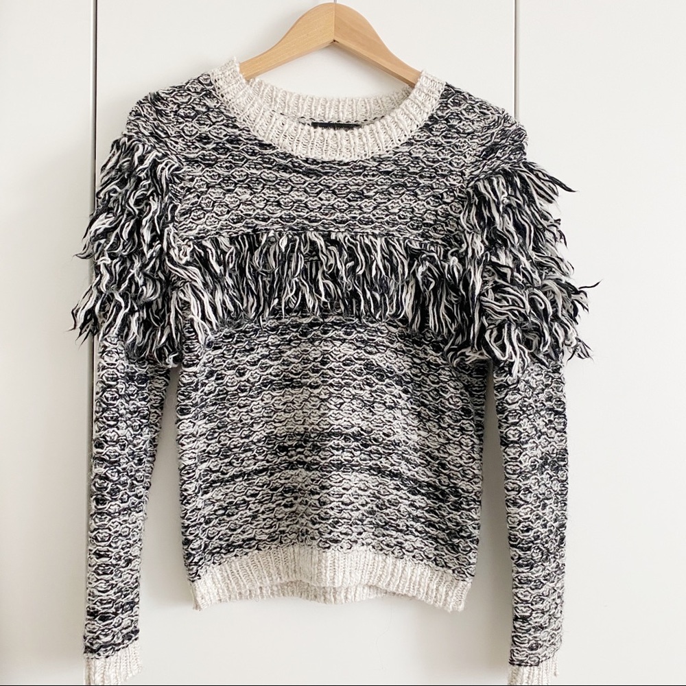 Banana Republic Fringe Sweater
